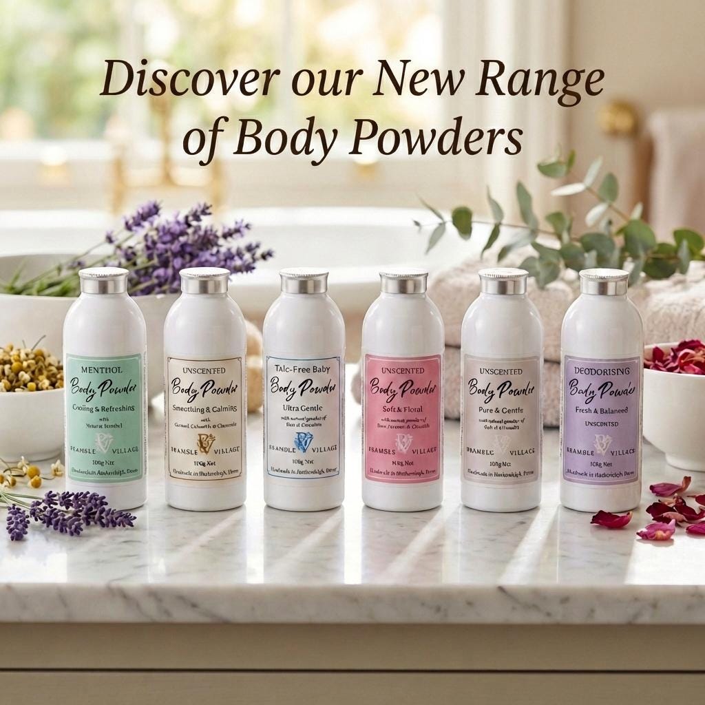 Menthol Body Powder - Cooling and Refreshing - Talc Free
