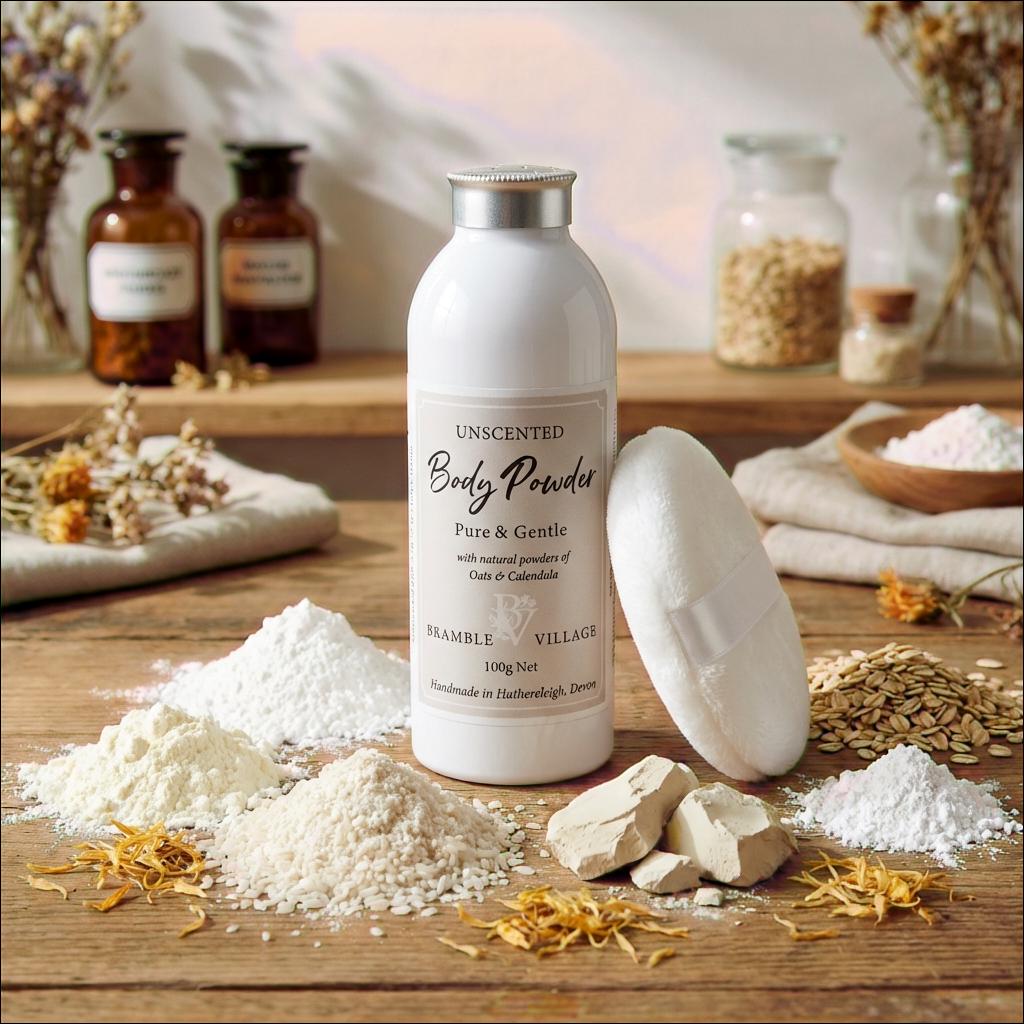 Natural Body Powder: Pure and Gentle - Talc Free
