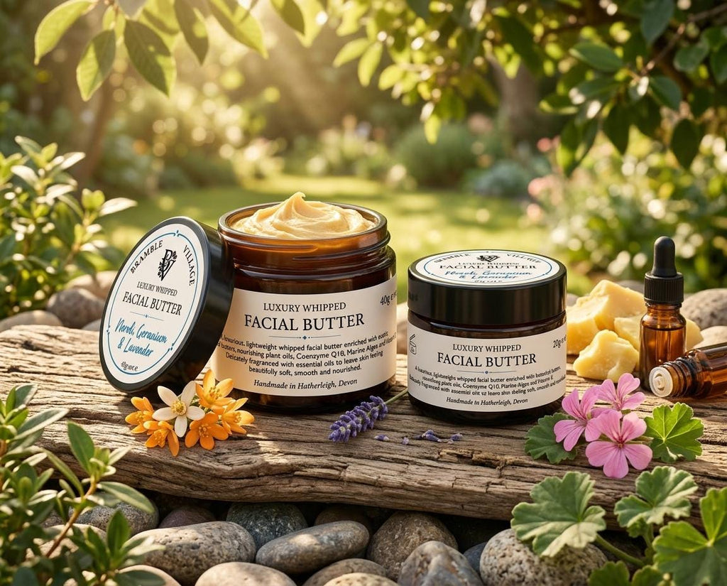 Luxury Whipped Facial Butter, Neroli Geranium Lavender, Coenzyme Q10, Marine Algae