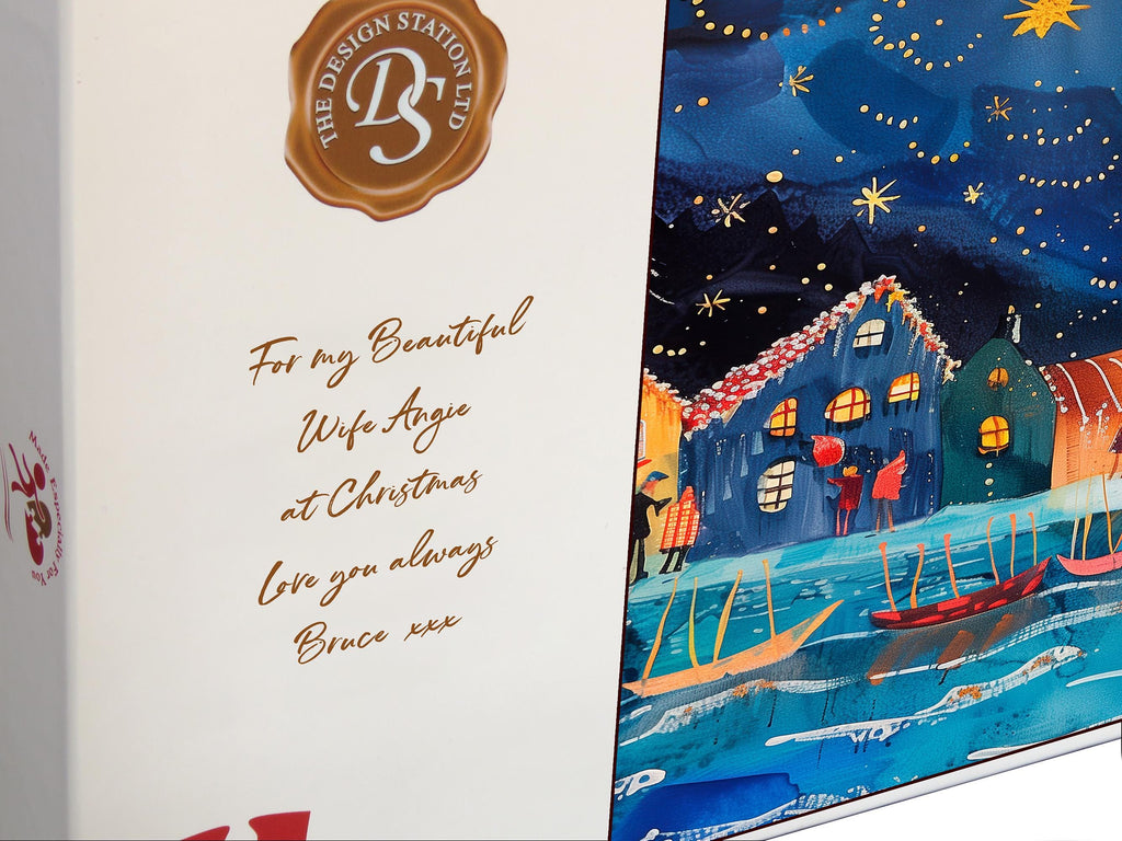 Jigsaw Puzzle for Adults: Harbour Moonlight Walk 500 or 1000 Pieces, Personalised Message