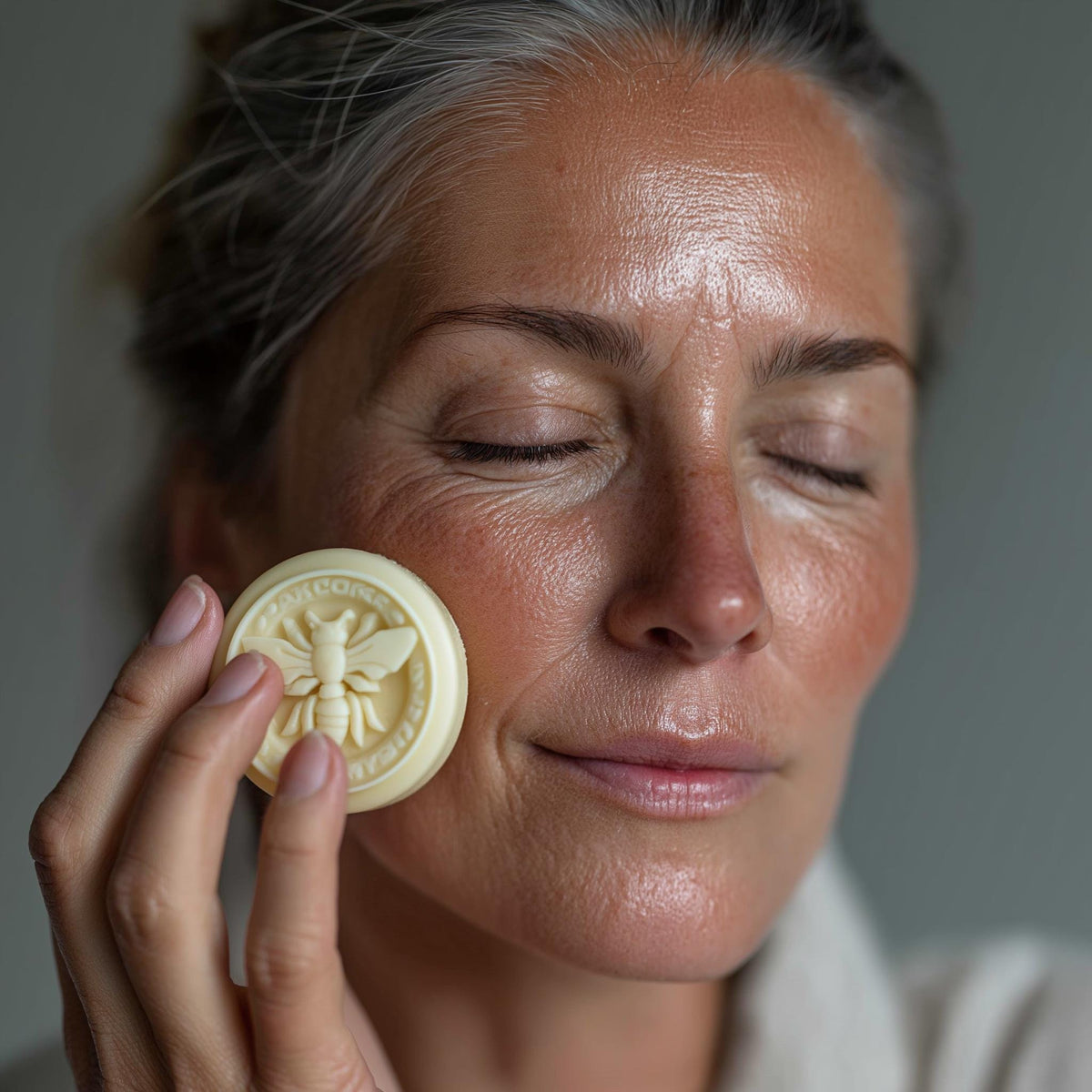 Gentle Face Cleansing Lotion Bar: Essential Oils, Travel Tin