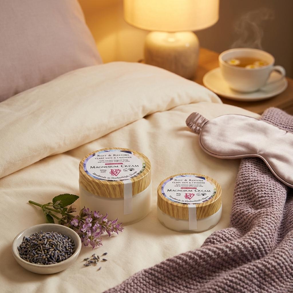 Magnesium Cream High Strength: Rest & Restore with Clary Sage and Lavender Essential Oils