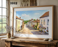 Devon Town Art Print: Personalised Hatherleigh Street Scenes