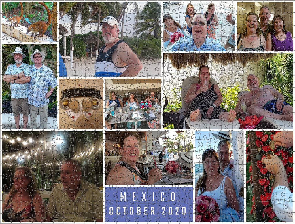 Custom Photo Collage Jigsaw Puzzle: 500 or 1000 Pieces