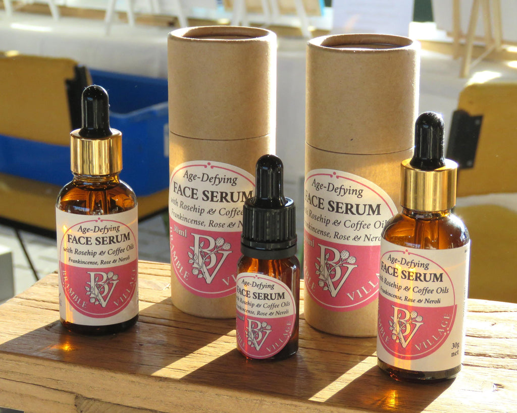 Age Defying Facial Serum: Rosehip, Sea Buckthorn, Coffee, Moringa Oils, Frankincense, Rose, Neroli