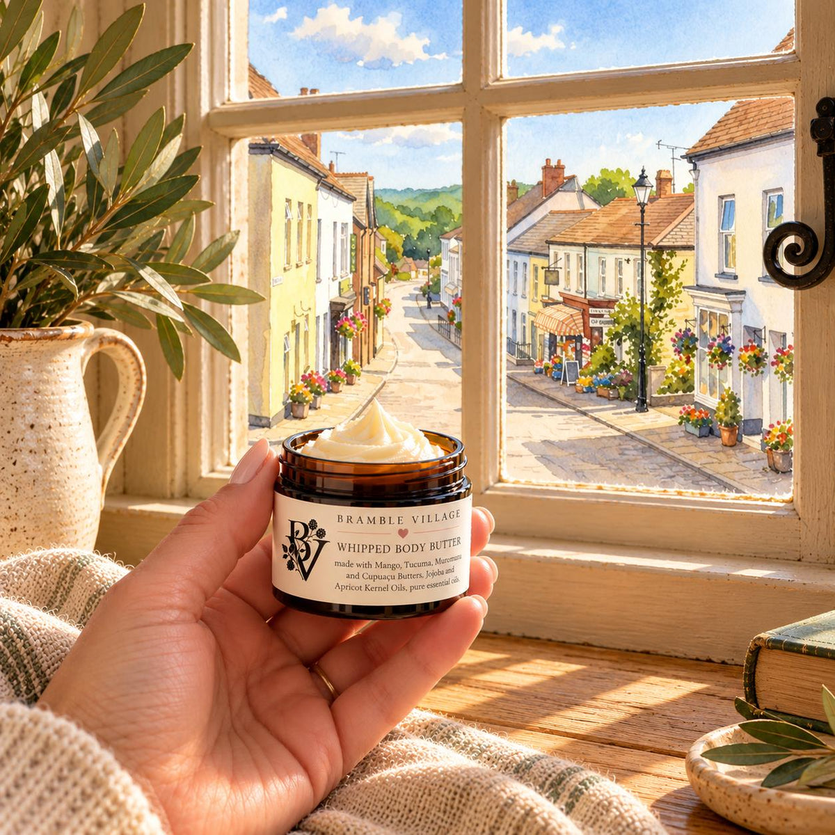 Luxury Whipped Facial Butter, Neroli Geranium Lavender, Coenzyme Q10, Marine Algae
