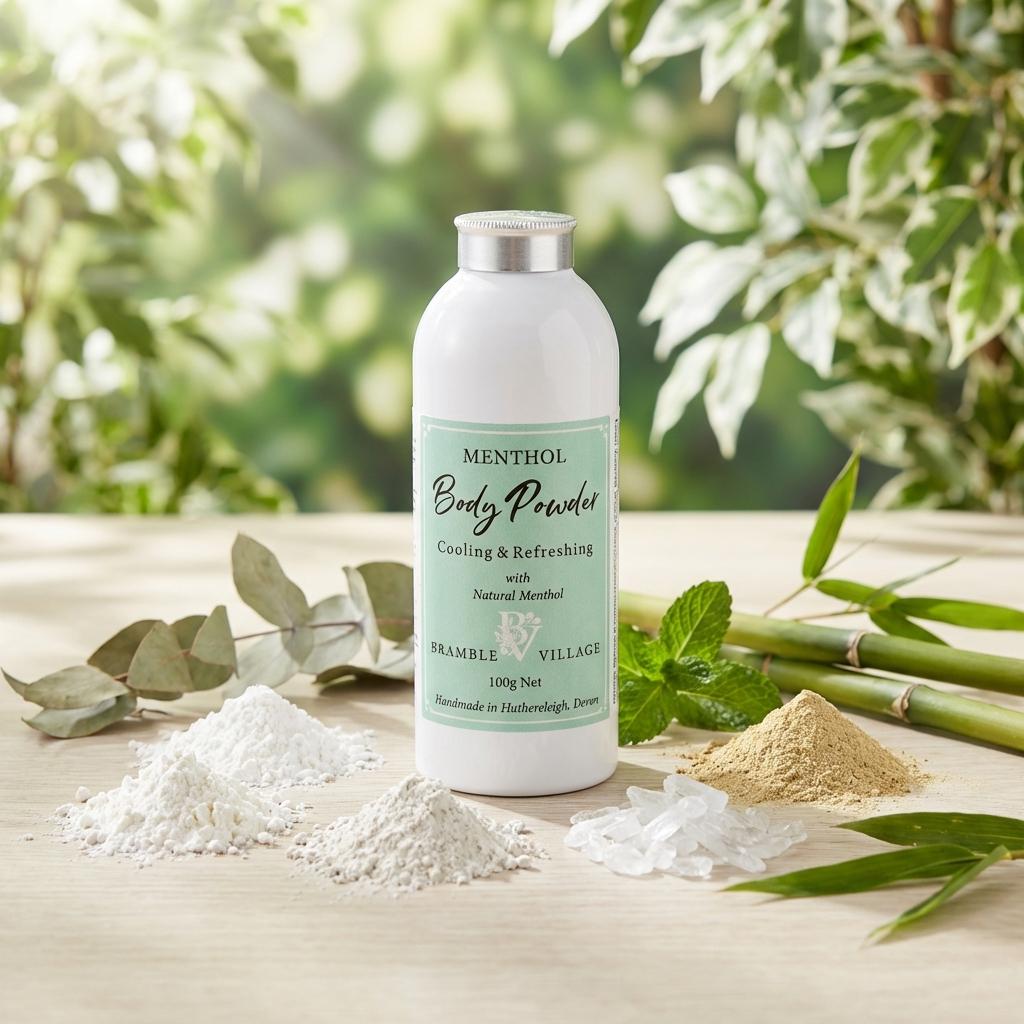 Menthol Body Powder - Cooling and Refreshing - Talc Free