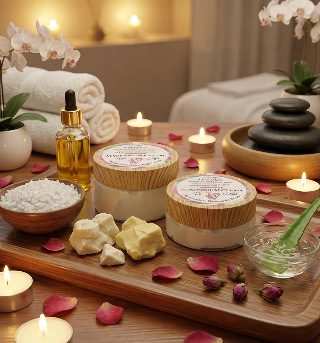 Magnesium Cream High Strength: Calm and Release with Rose Essential Oil